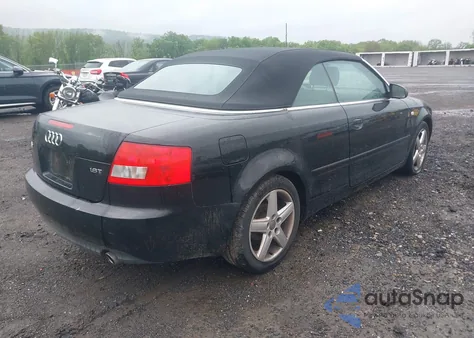2004 Audi A4 1.8T from USA, damaged, VIN WAUAC48H04K008104